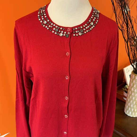 Ann Taylor Cotton Cardigan Size XL - Picture 3 of 8